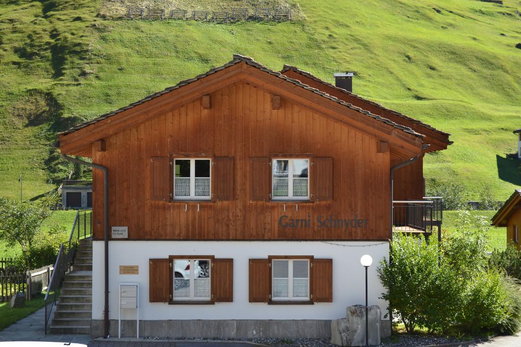 Schnider Bed&Breakfast Und Cafe Vals Kültér fotó